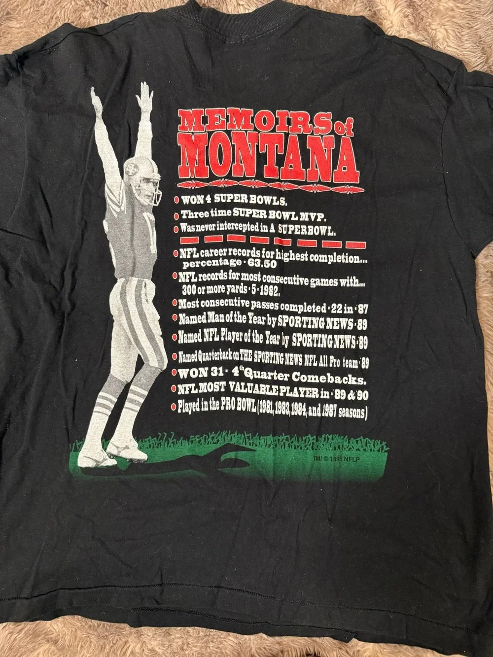 San Francisco 49ers Joe Montana Graphic Tee - Montana Magic